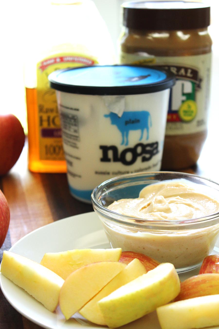 Peanut Butter and Honey Greek Yogurt Dip Recipe Food Apparel